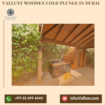 Experience Ultimate Recovery with Valluxy’s Wooden Cold Plunge in Dubai and the UAE